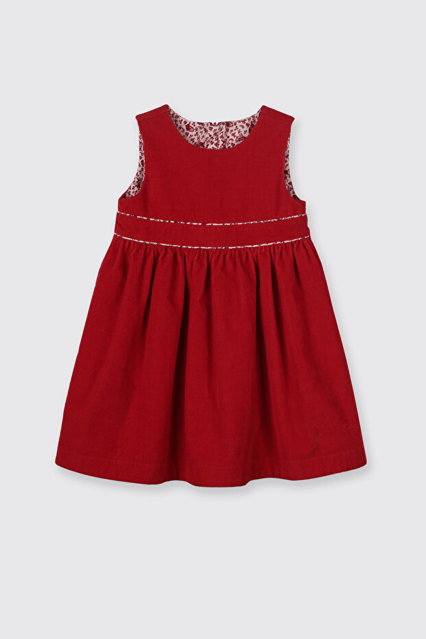 Baby Girl Velvet Red Dress
