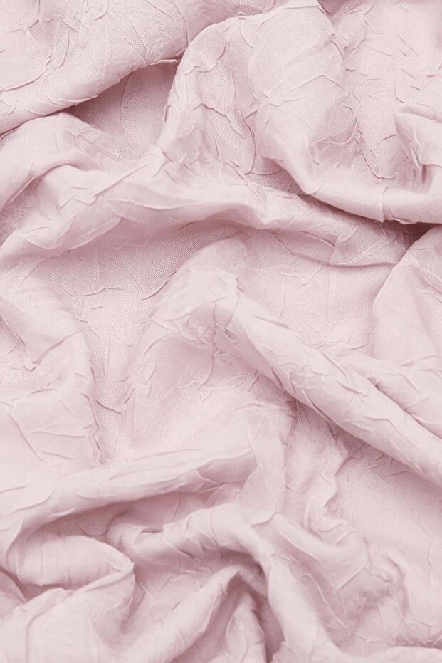 Açık Pembe Bambu Kraş Şal - 7