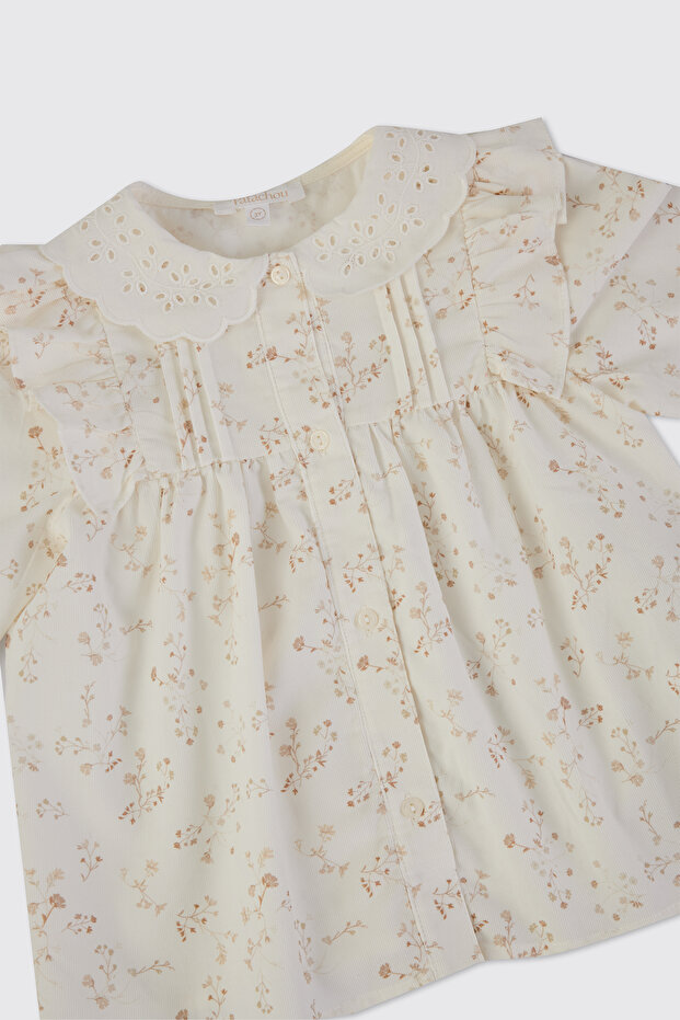 Yenidoğan Bej Bluz - 3