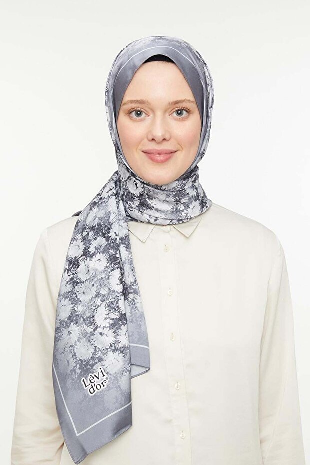 شال تويل رمادي - 2