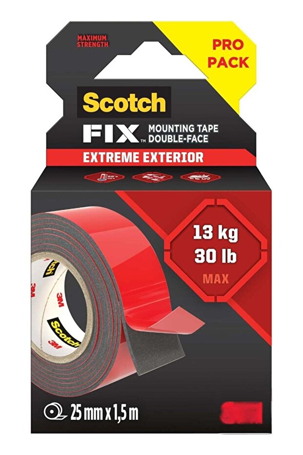 Strong Mounting Tape Black