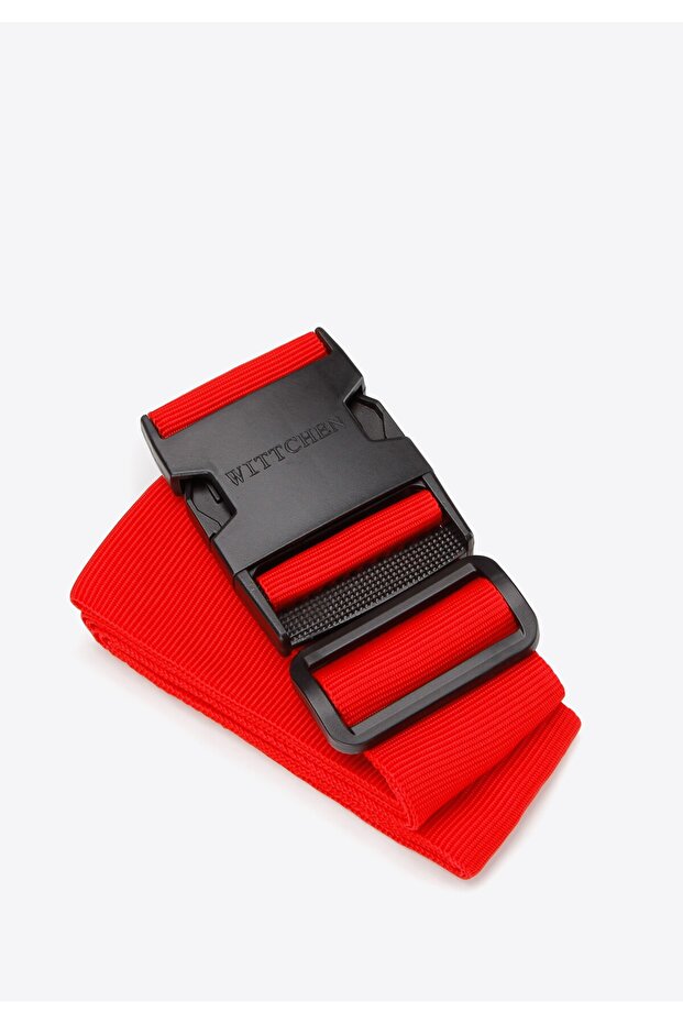 Men's Luggage Security Strap Red Polyester - 1
