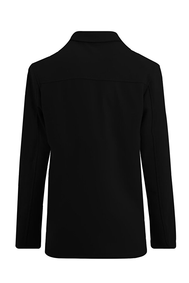 SİYAH Kaşe Mont - 2