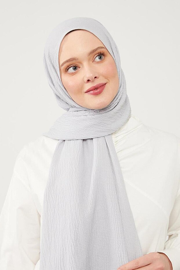 Açık Gri Harmoni Şal - 3