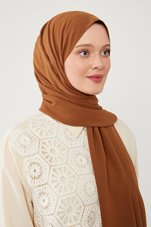 Camel Medine İpeği Şal - 2