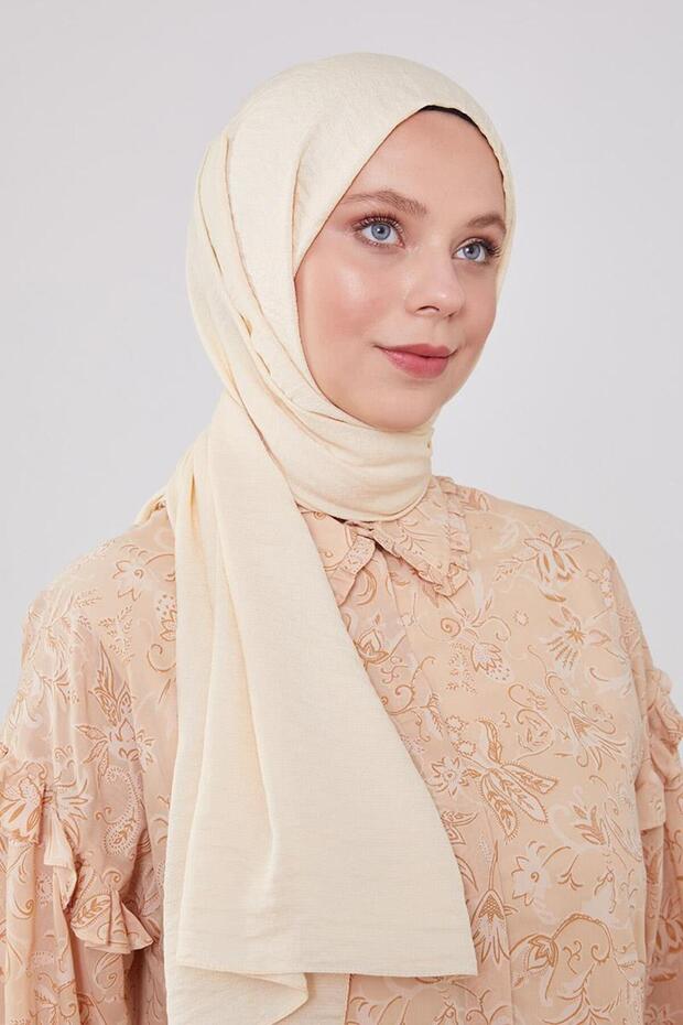 Krem Junset Şal - 3