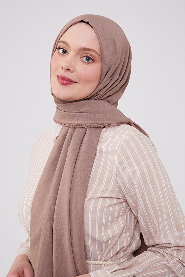 Mocha Maxi Cotton Şal - 3