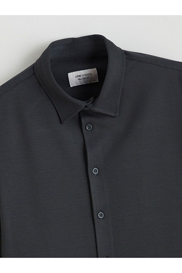 LCW Vision Regular Fit Uzun Kollu Erkek Gömlek - 6