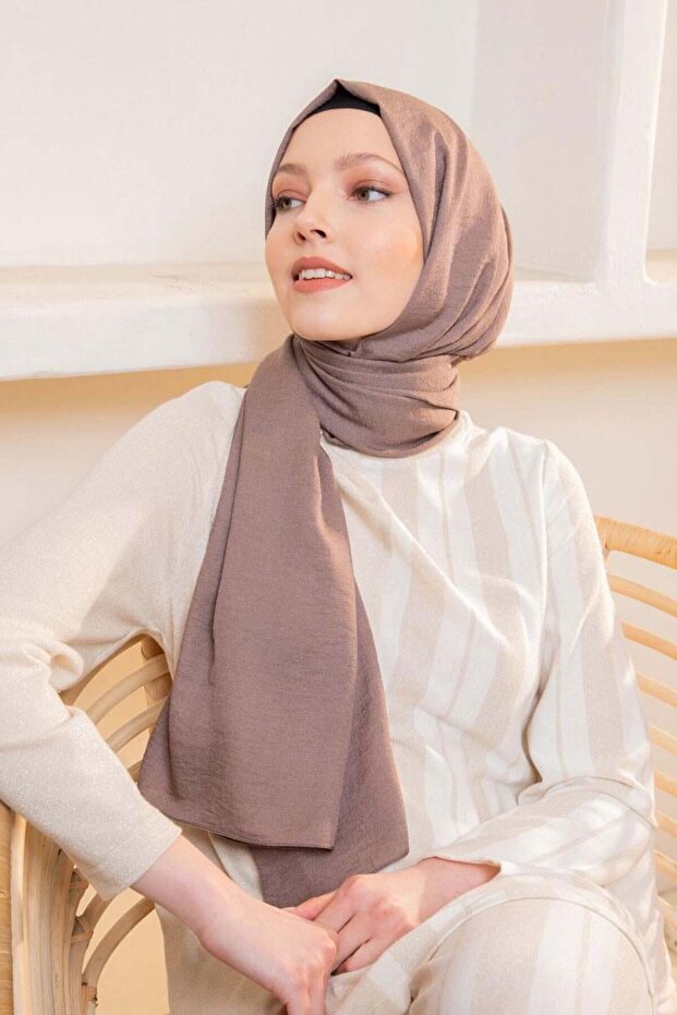 Açık Vizon Junset Şal - 2