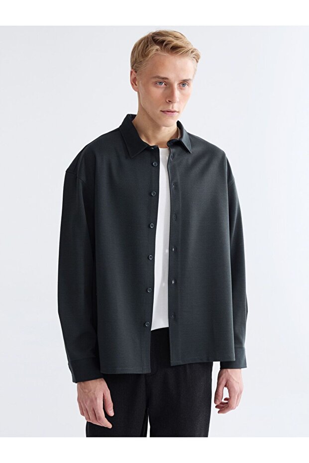 LCW Vision Regular Fit Uzun Kollu Erkek Gömlek - 1
