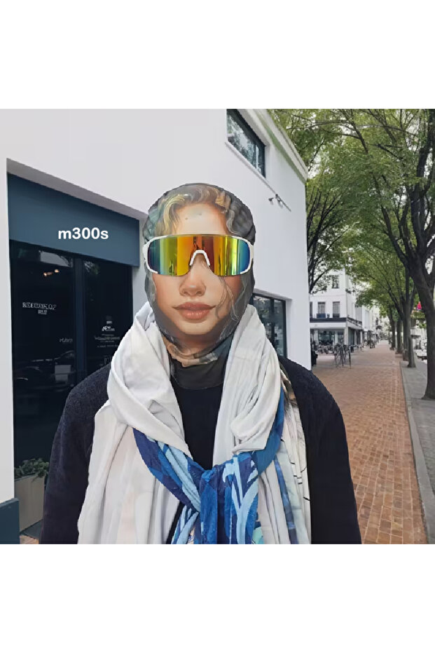 قناع وجه ثلاثي الأبعاد مطبوع بتقنية ثلاثية الأبعاد - 3