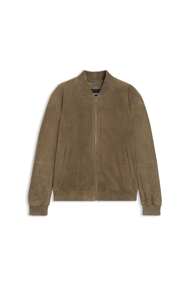 Süet regular-fit ceket - 1
