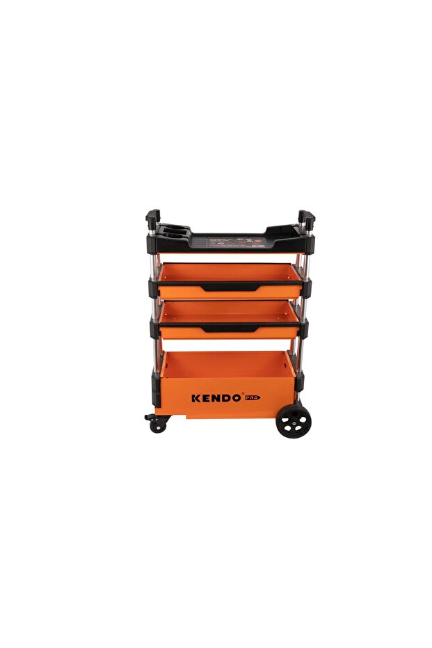 Foldable tool trolley - 3