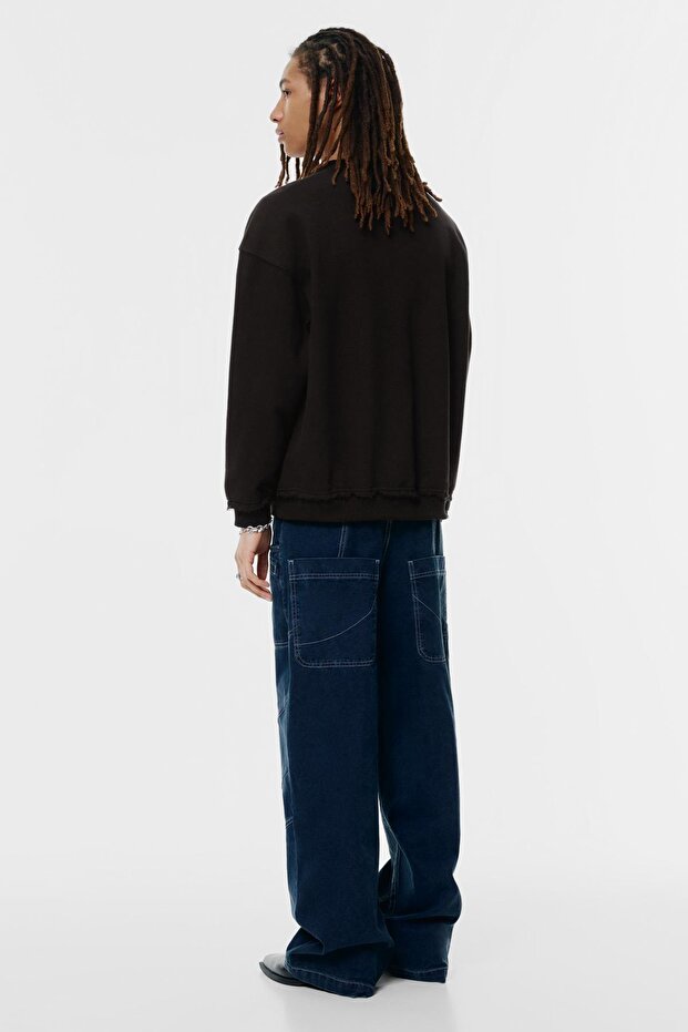 STWD işlemeli sweatshirt - 4