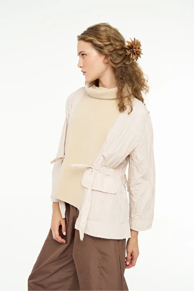 Shaula Bluz - Bej - 4