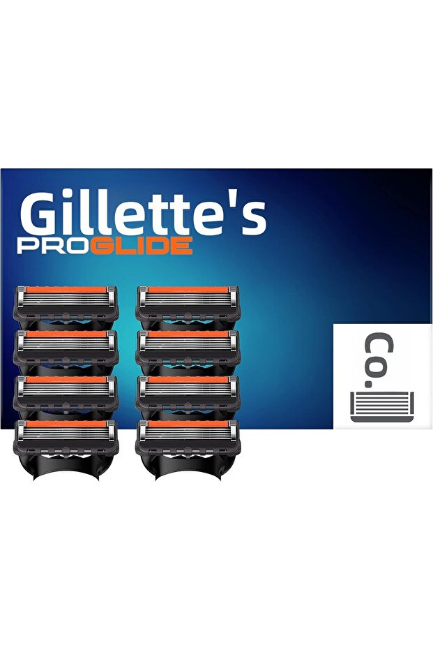 عبوة من 8 شفرات حلاقة احتياطية من الورق المقوى Fusion Proglide