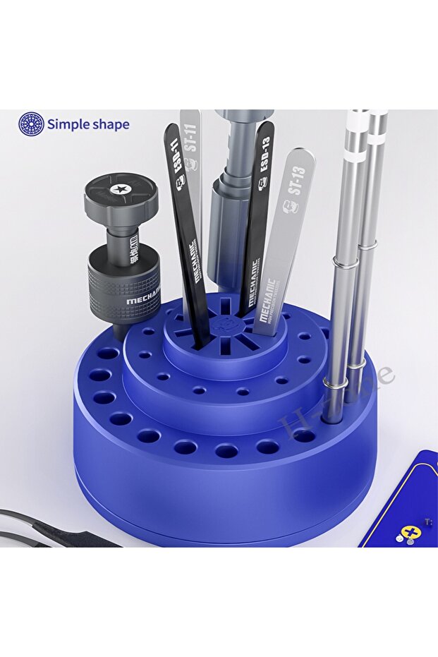 R38 360 ° Rotatable Multi-Function Repair Tool Storage Rack Multi-Hole Slot Storage Manual - 4