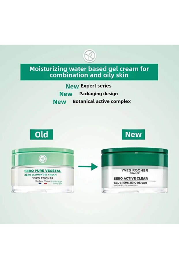 Gel Cream - Combination and Oily Skin / Sebo Pure Vegetal - 50 ml