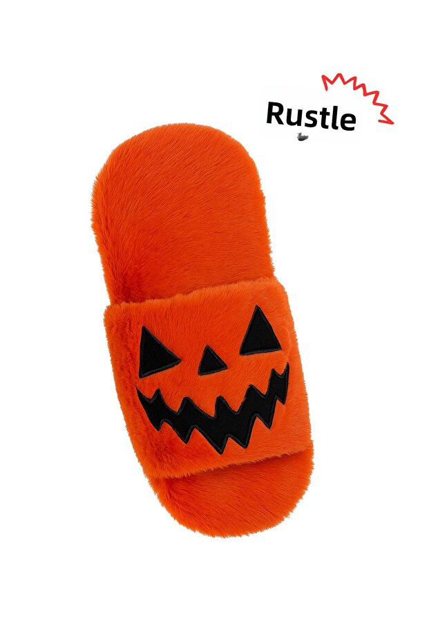 Halloween Themed Plush Slipper Dog Toy | Activity Toy with Rustling Sound