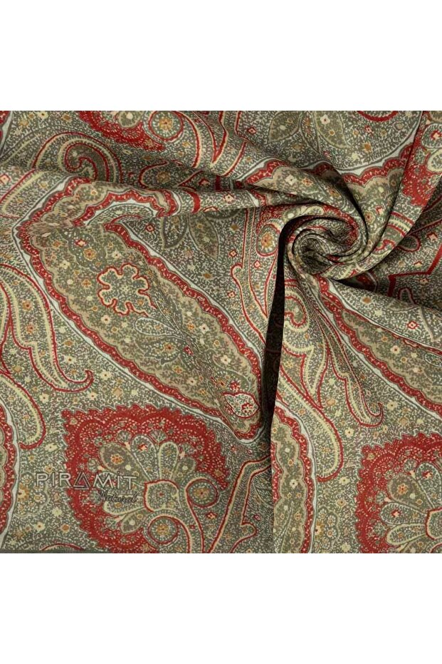 Natural Patterned Scarf - 2