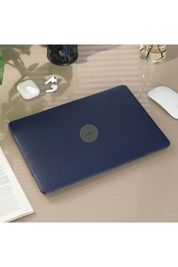 حافظة جلدية لجهاز Macbook Air M1 - تغطية 360 درجة، متوافقة مع معرف اللمس (A2337 A2179 A1932) - 6