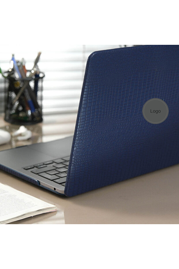 حافظة جلدية لجهاز Macbook Air M1 - تغطية 360 درجة، متوافقة مع معرف اللمس (A2337 A2179 A1932) - 4