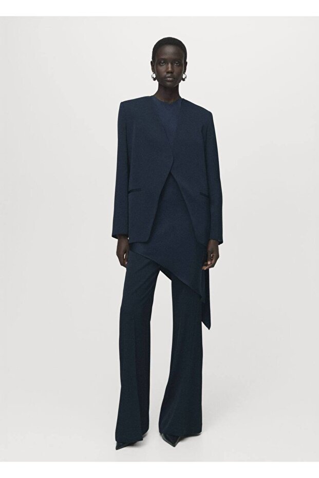 Kruvaze blazer ceket - 2