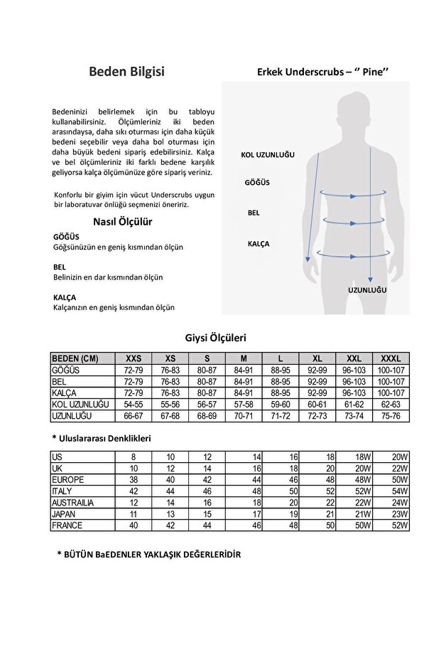 Pine Underscrubs 100% Pamuk - 3