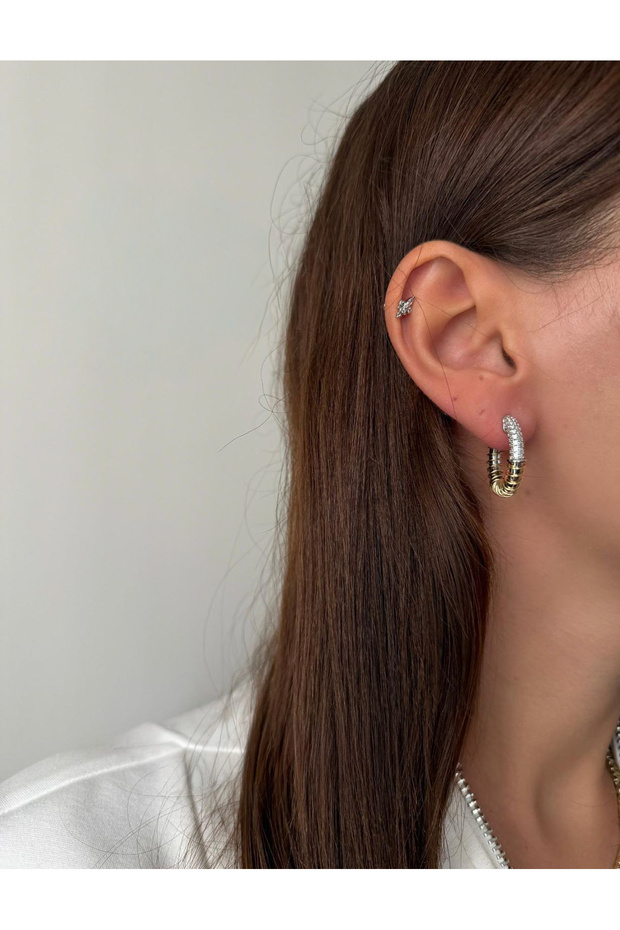 Çelik Marvella Küpe - 3