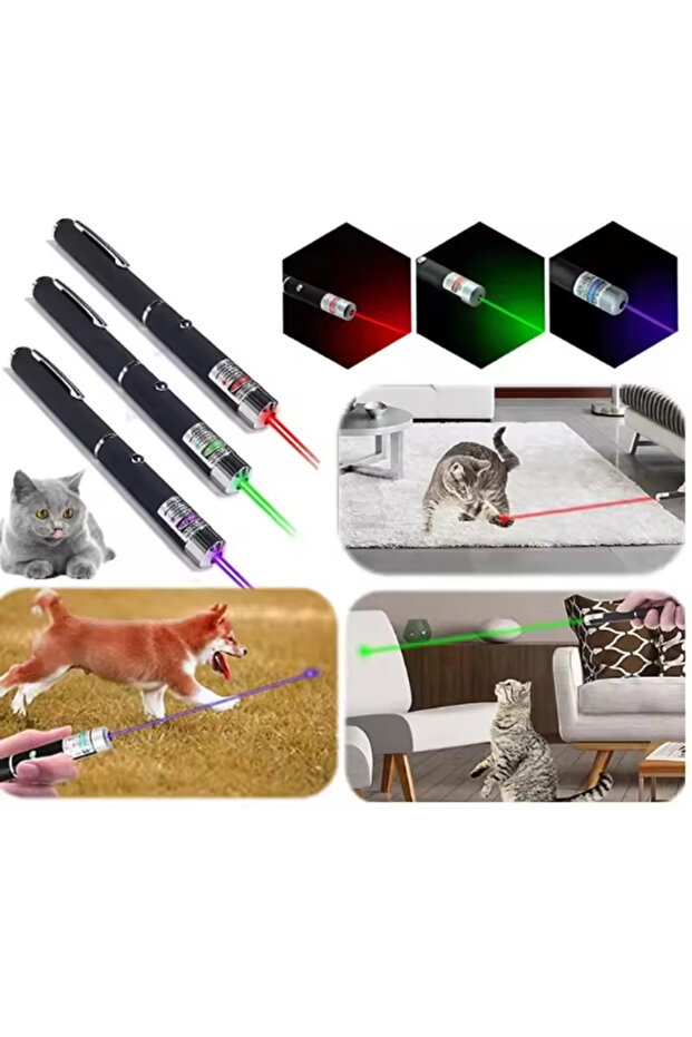 GREEN Flashlight Green Blue Red Laser Pointer Indication Light for Meeting Classroom Torch Light RGB - 7