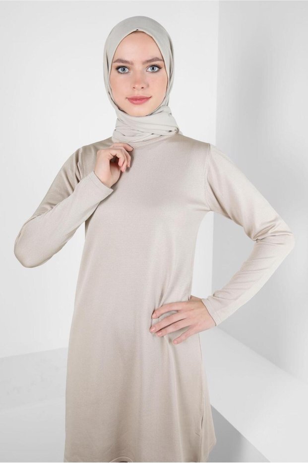 CYCLING COLLAR KNITWEAR TUNIC 44060