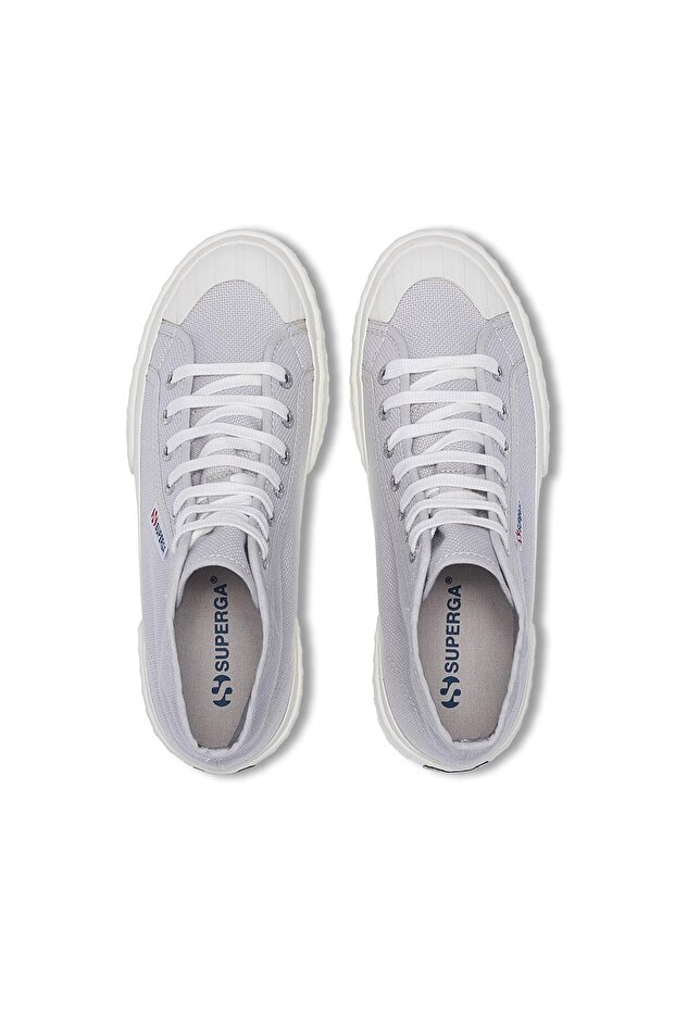 2696 Stripe Kadın Gri Bilekli Sneaker - 2