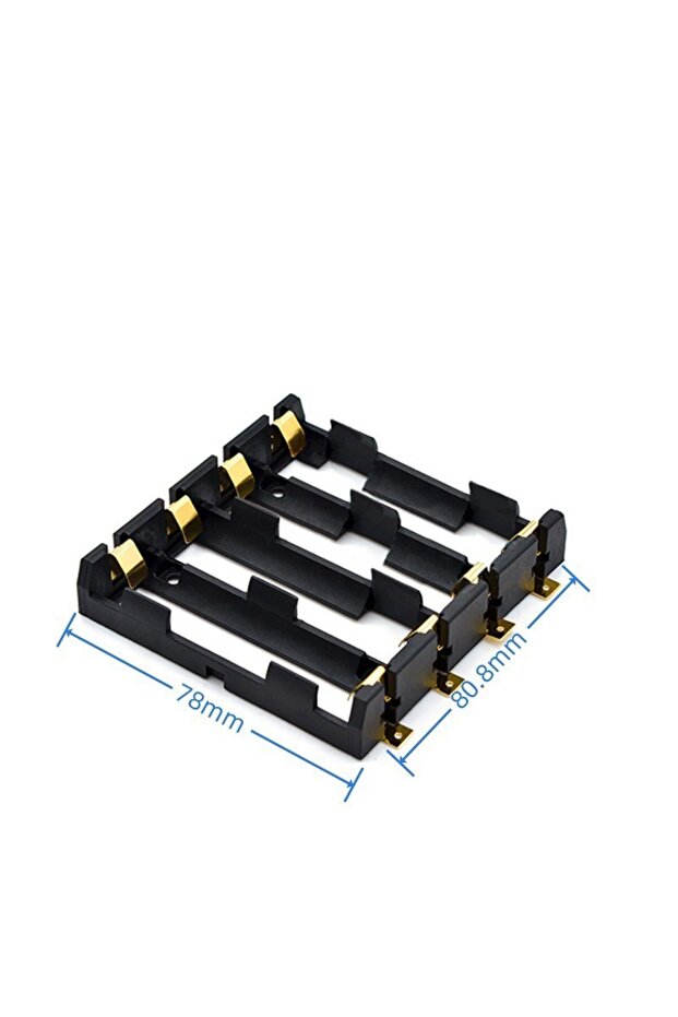 4 1x2x3x4x 18650 SMT Battery Holder 18650 SMD Battery Box Storage Case Container Power Bank With Br.