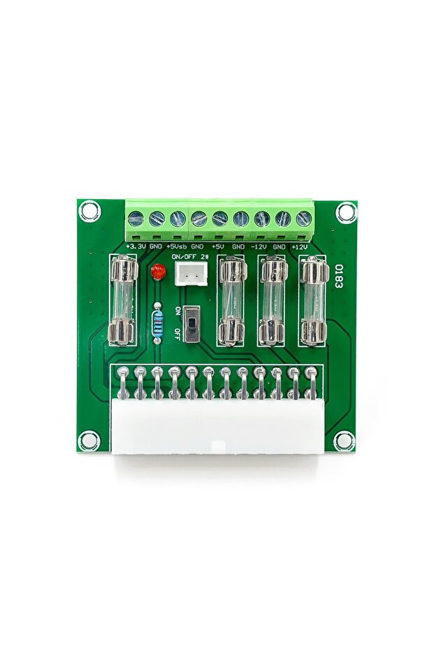 لحام محول طاقة سطح المكتب ATX لوحة كمبيوتر ATX أخذ الطاقة لوحة الطاقة مخرج الطاقة الأسلاك وحدة - 1