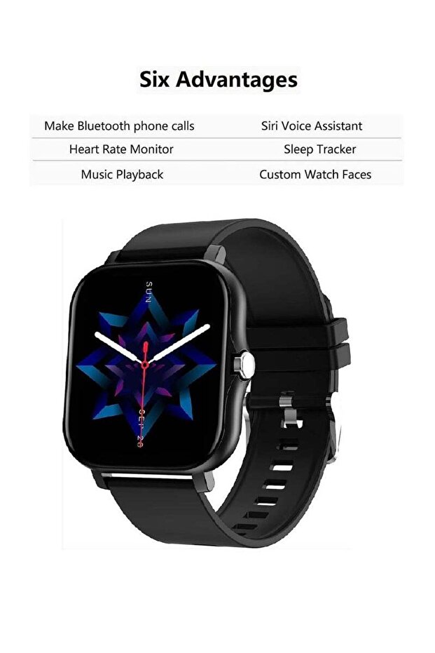 Smartwatch IP67 Waterproof – Bluetooth Call, 1.69" Heart Rate & SpO2 Sleep Monitor, 140 Sports Modes - 6