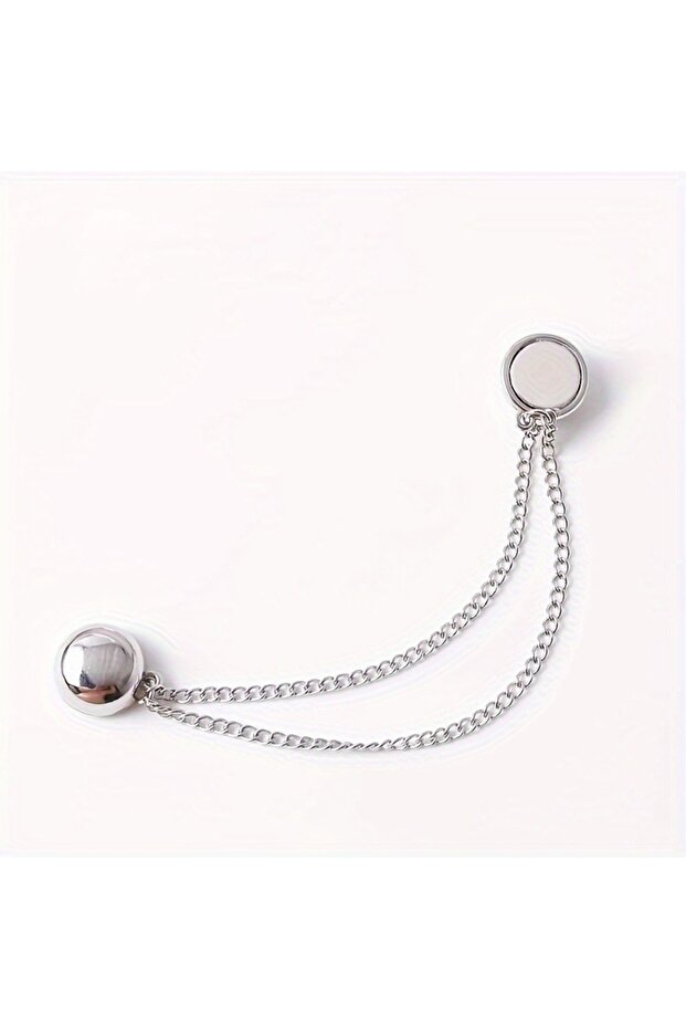 Silvery 1pc 1/3pcs T-shirt Shortening Clothes with Adjustable Buckle, Hem Too Long Fixed Button, Mag