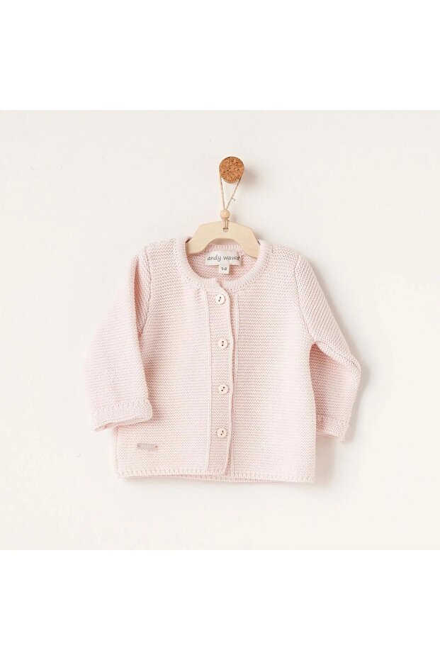 BEBEK TRİKO CEKET JACKET KNITWEAR BASIC - 3