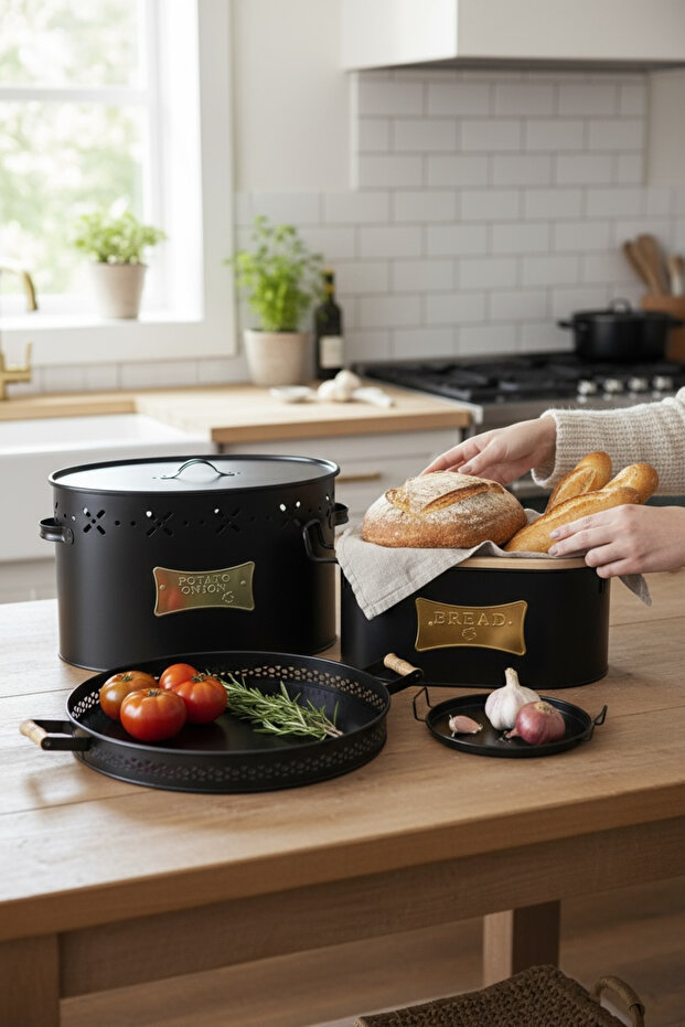 مجموعة مهر تخزين المطبخ متعددة الأغراض مكونة من 5 قطع - 4