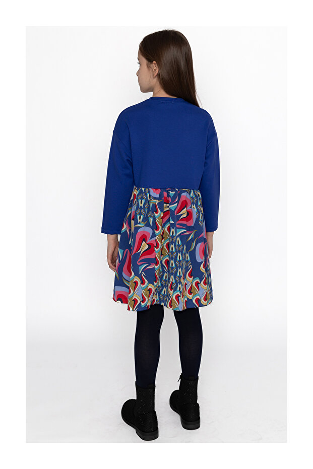 Cobalt Mavisi Elbise - 3