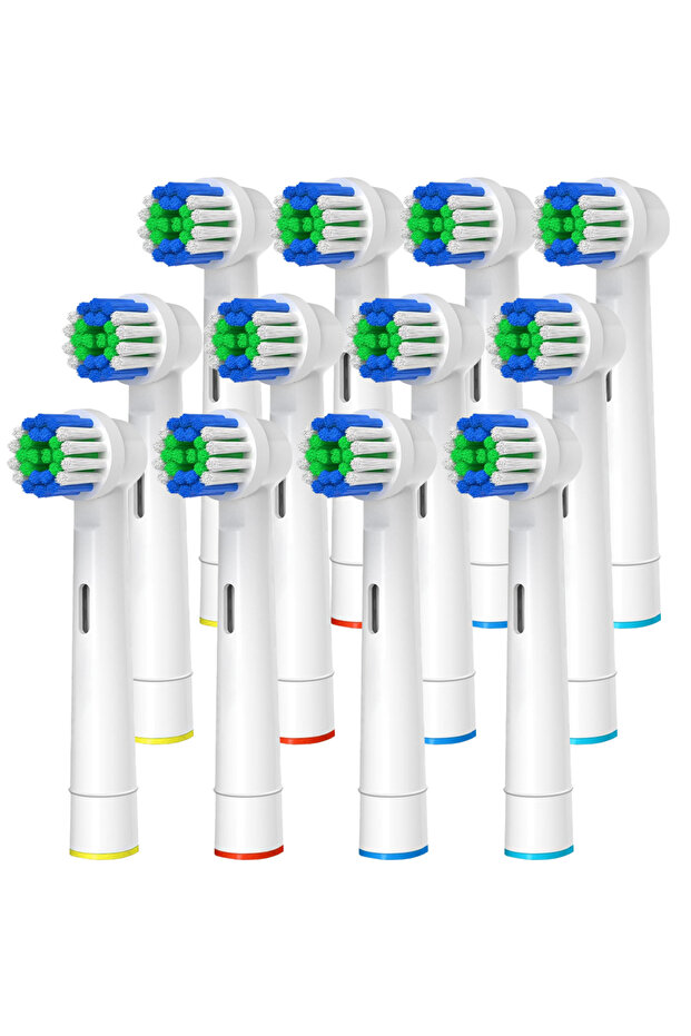 White-12 Pcs Compatible with Oral B Electric Toothbrush Replacement Brush Heads, Professional Toothb