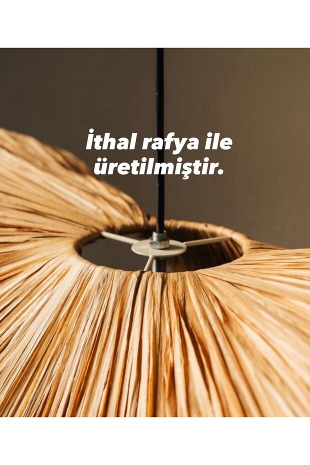 Rustik Tarz Bohem avize Makrome avize Salon avize Yatak Odası Avize Rattan Avize Modern Sarkıt Avize - 4