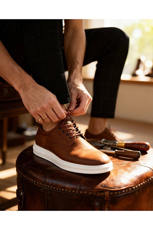 Klasik Erkek Ayakkabı 001 Taba - 5