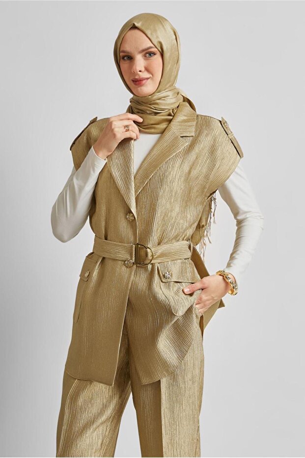 Belt and Pants Suit 45581