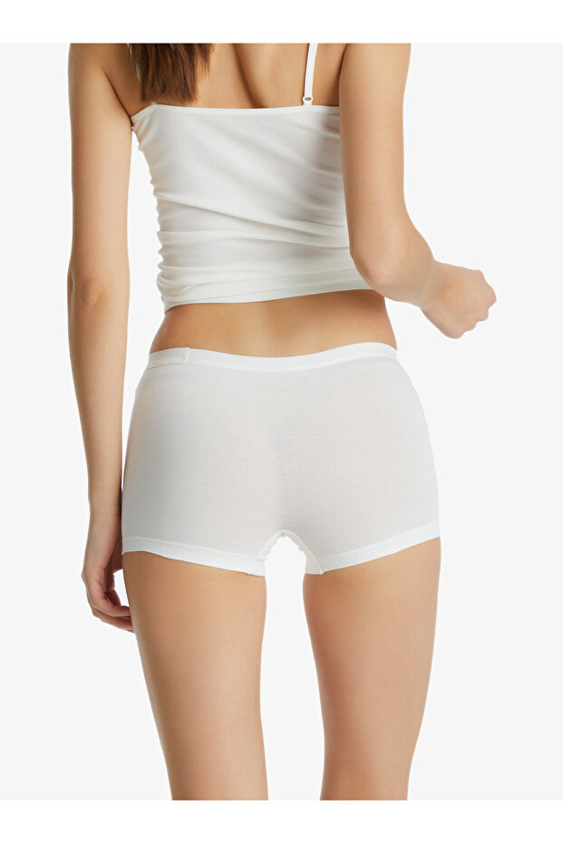 Kadın Boxer Essential 1301 - Krem - 2