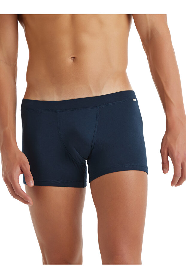 Erkek Modal Elastan Boxer Silver 9310 - Lacivert - 3