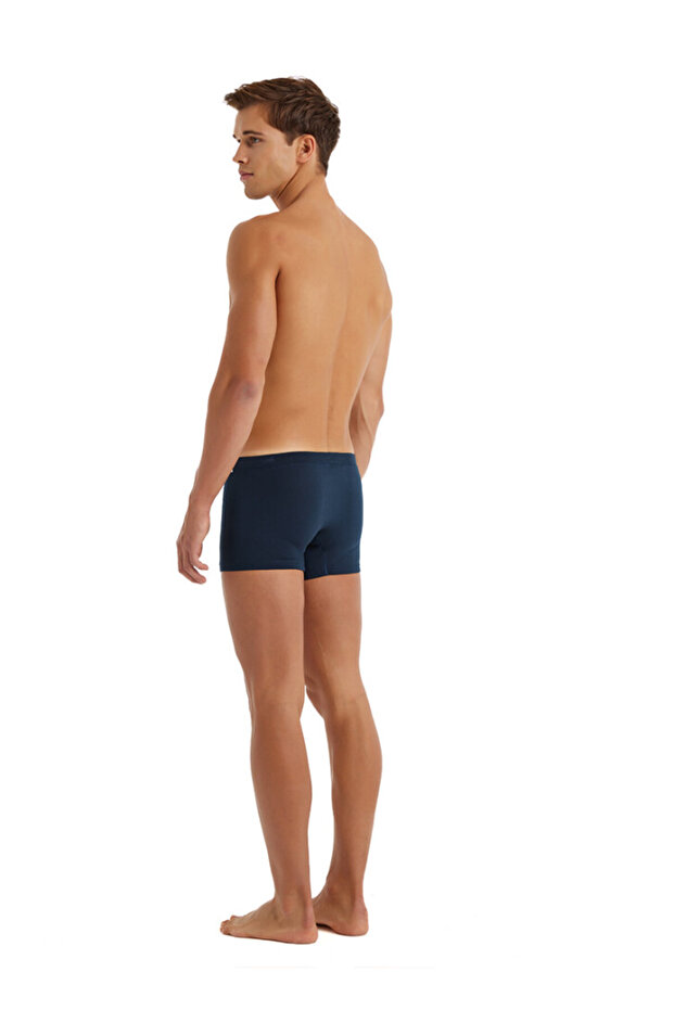 Erkek Modal Elastan Boxer Silver 9310 - Lacivert - 5
