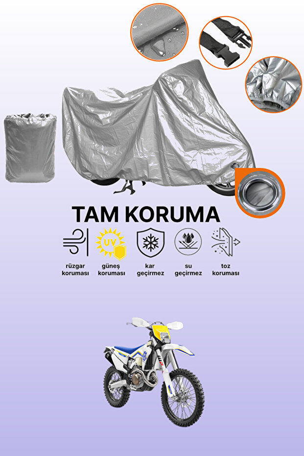Grey Lock Compatible Husqvarna Fe 450 Compatible Engine Cover, Protective Cover