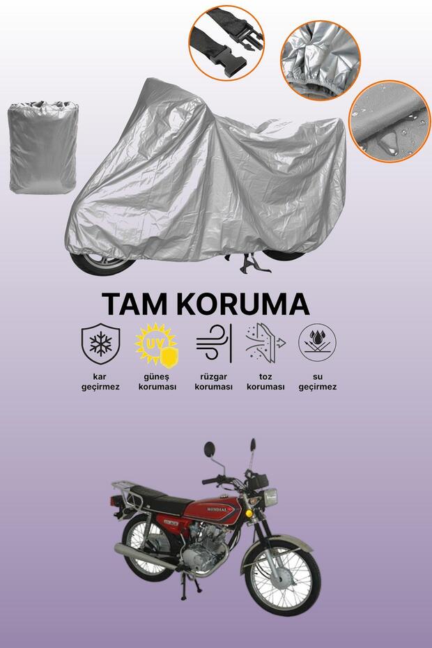 Gray Mondial 125 Agk Compatible Motorcycle Cover, Protective Cover, Motorbike Cover