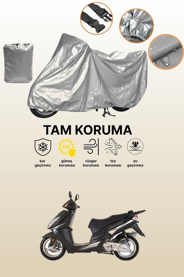 Gri Kanuni Rokko 150 Compatible Motorcycle Cover, Protective Cover, Motorbike Cover
