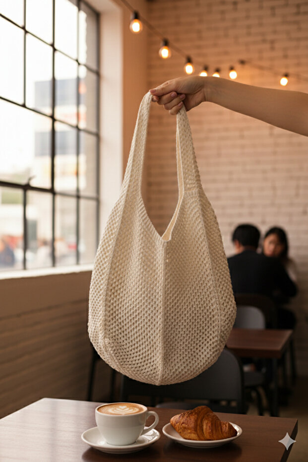 MARIN TRİKO ÖRME ÇANTA - 6